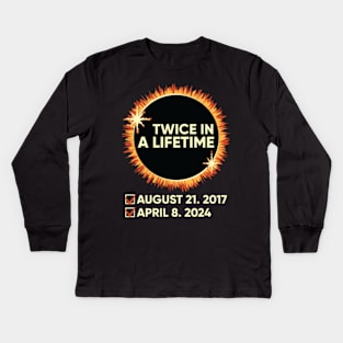 eclipse 2024 Kids Long Sleeve T-Shirt